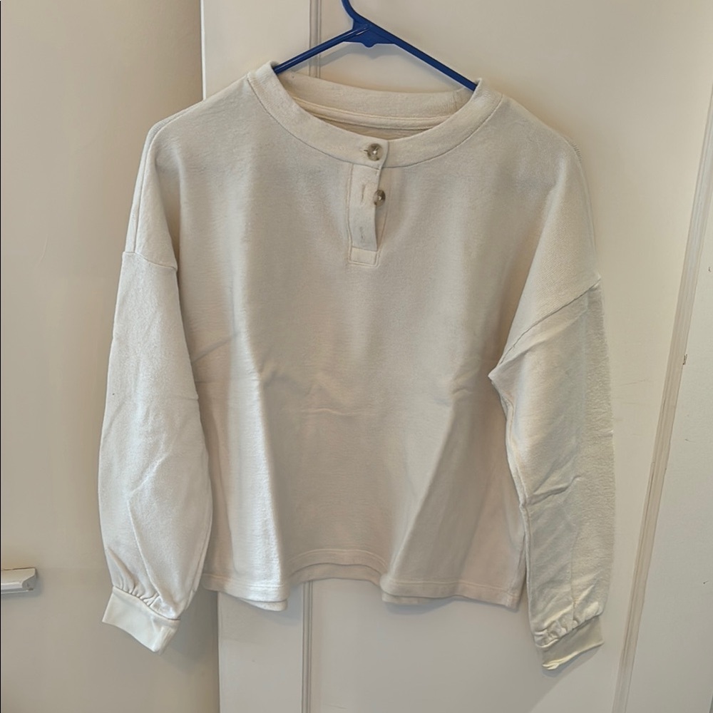Madewell Cream Knit Sweater